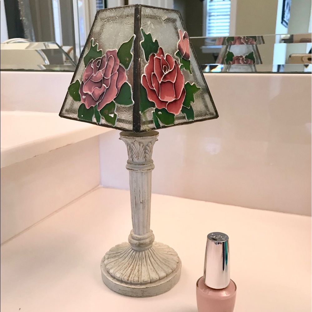 Rose Tea Light Lamp - free with $25 or more purchase